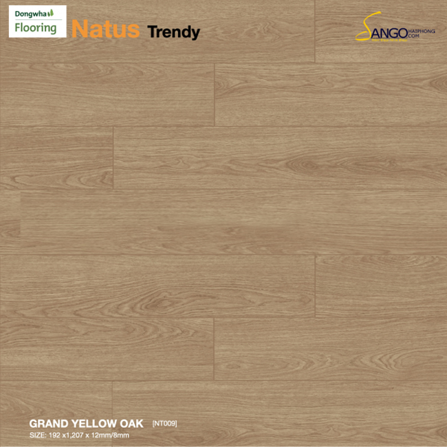 Sàn gỗ Dongwha Natus Trendy NT009 - Grand Yellow Oak