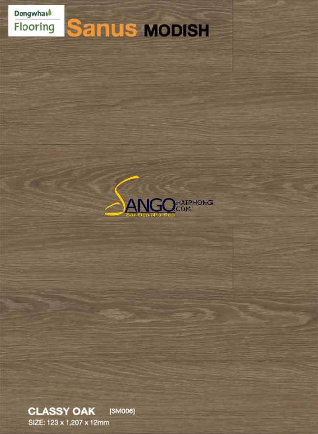 Sàn gỗ Dongwha Sanus SM006 - Classy Oak